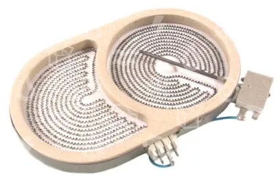 plotna keramická duozóna, oválná 270 x 162 mm, 1800W, 230V